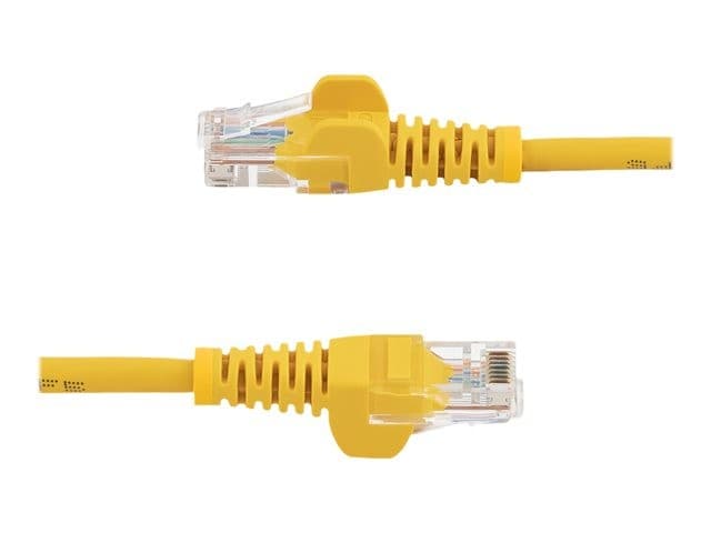 StarTech Cat5e Snagless UTP Patch Cable 0.5m - Yellow - Image 4