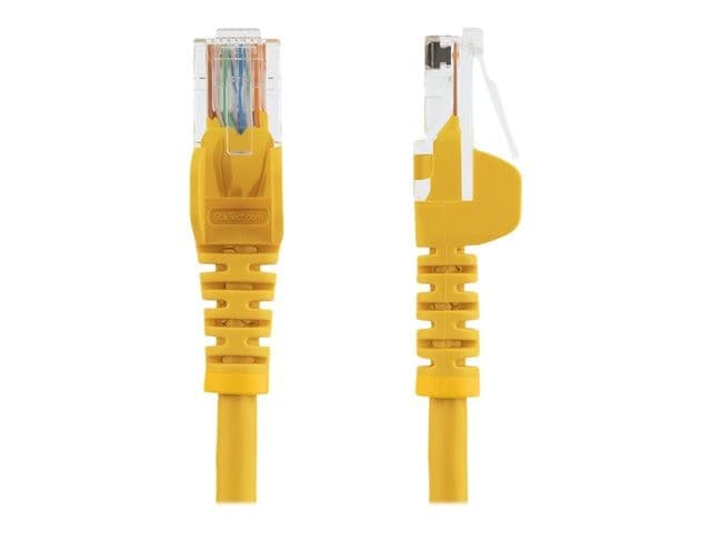 StarTech Cat5e Snagless UTP Patch Cable 0.5m - Yellow - Image 5