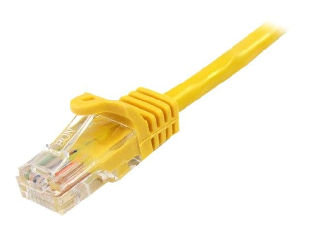 StarTech Cat5e Snagless UTP Patch Cable 0.5m - Yellow - Image 6