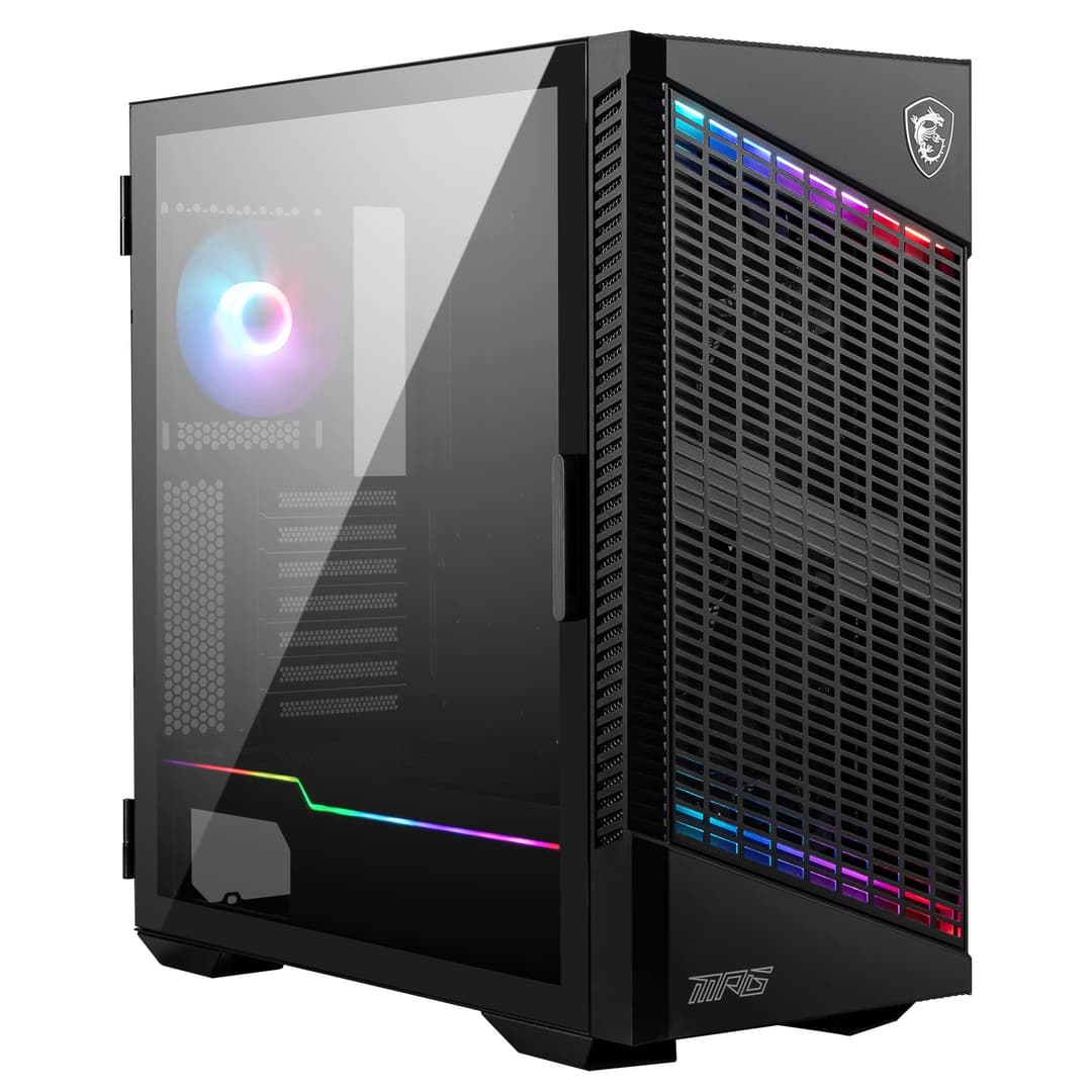 MSI MPG VELOX 100P AIRFLOW Mid-Tower PC Case - Black - Image 1