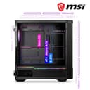 MSI MPG VELOX 100P AIRFLOW Mid-Tower PC Case - Black thumbnail 7