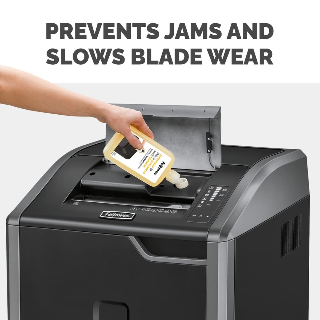 Fellowes Powershred Bottled Lubricant (355ml) - Image 2