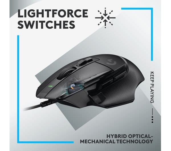 LOGITECH G502 X Gaming Mouse Black - Image 2