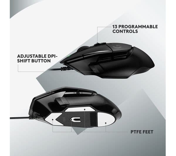 LOGITECH G502 X Gaming Mouse Black - Image 5