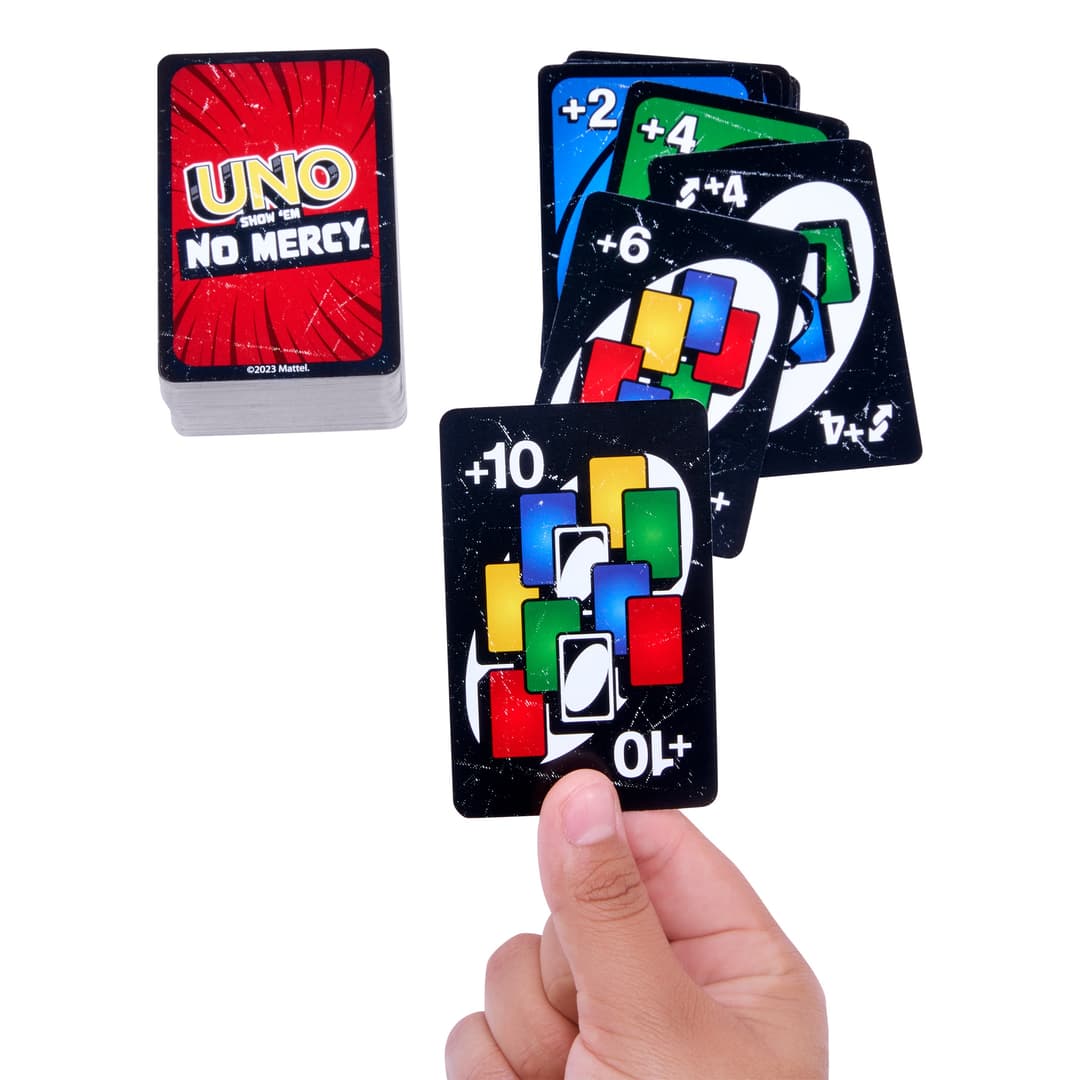 Games UNO Show ‘em No Mercy Card Game for Kids, Adults & Family Night, Parties and Travel - Image 3
