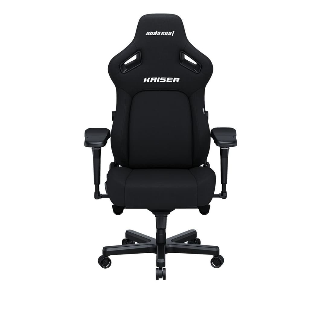 AndaSeat Kaiser 4 Premium Gaming Chair PVC Leather - Large, Elegant Black - Image 2