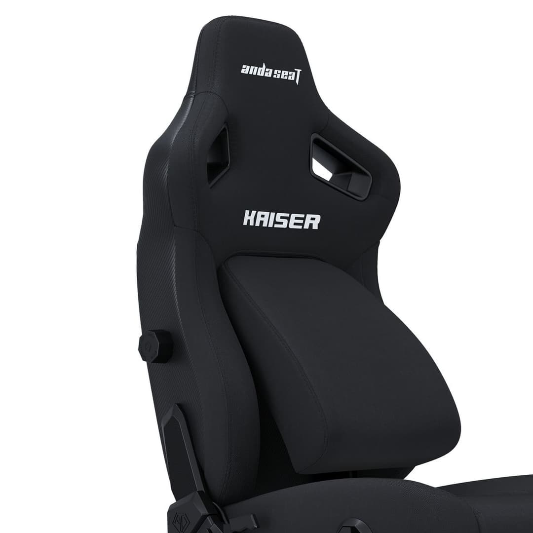AndaSeat Kaiser 4 Premium Gaming Chair PVC Leather - Large, Elegant Black - Image 5