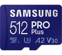 Samsung PRO Plus microSDXC Memory Card with SD Adapter - 180MB/s, UHS-I U3, V30, A2 - 512GB thumbnail 1