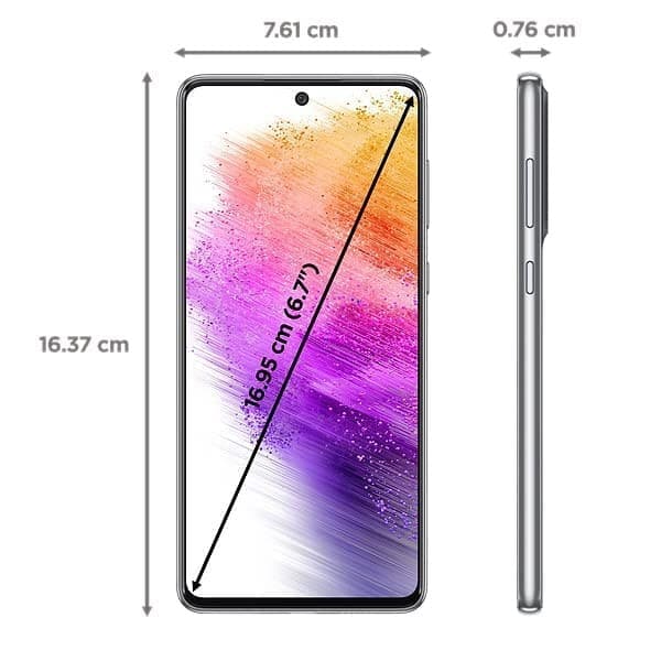 Samsung Galaxy A73 5G 128GB 8GB RAM - White - Image 2