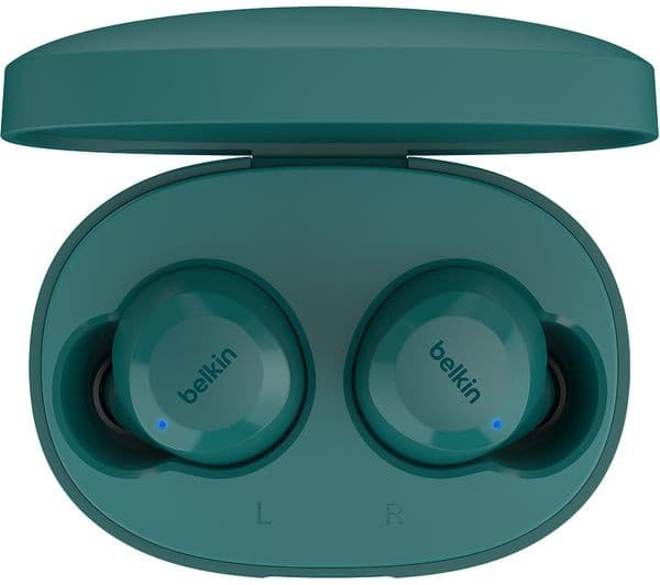 Belkin SoundForm Bolt True Wireless Earbuds - Teal - Image 5