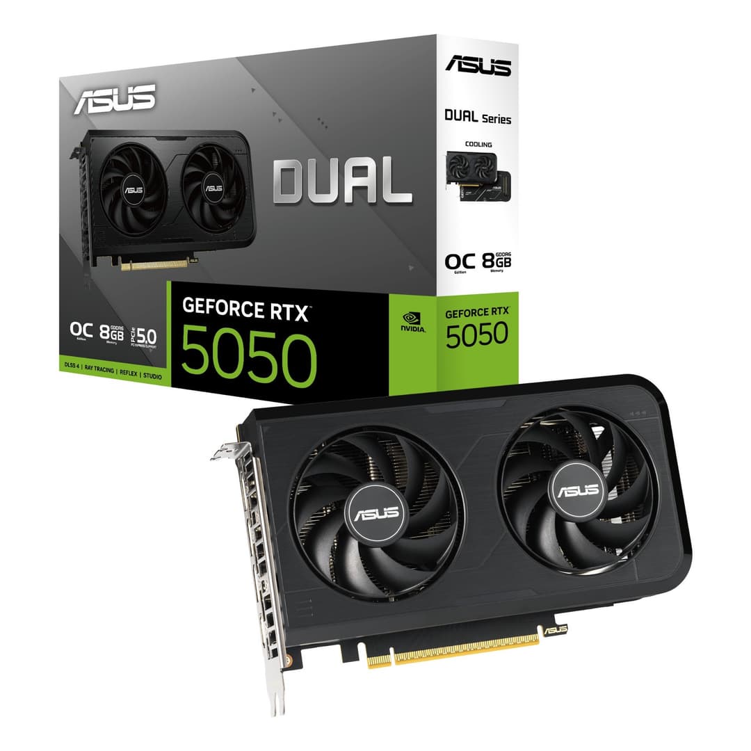 ASUS GeForce RTX 5050 Dual 8GB OC Graphics Card - Image 1