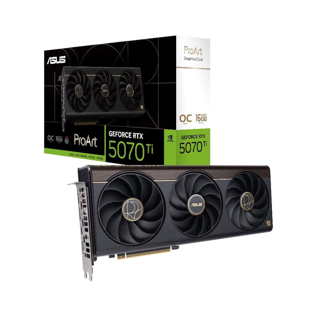 ASUS GeForce RTX 5070 Ti ProArt 16GB GDDR7 OC Graphics Card - Image 1