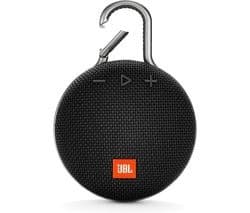 JBL Clip 3 Portable Bluetooth Speaker - Black - Image 1
