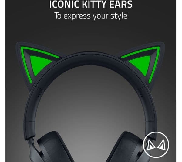 RAZER Kraken Kitty V3 X Headphones Black - Image 2