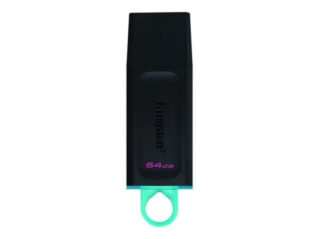 Kingston DataTraveler Exodia USB 3.2 Gen 1 Type-A Flash Drive 64GB - Black/Teal - Image 2