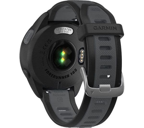 Garmin Forerunner 165 43mm GPS Running Smartwatch - Black/Slate Grey - Image 5