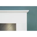 Adam Corinth 1.8kW Woodhouse Electric Stove - White And Grey thumbnail 3