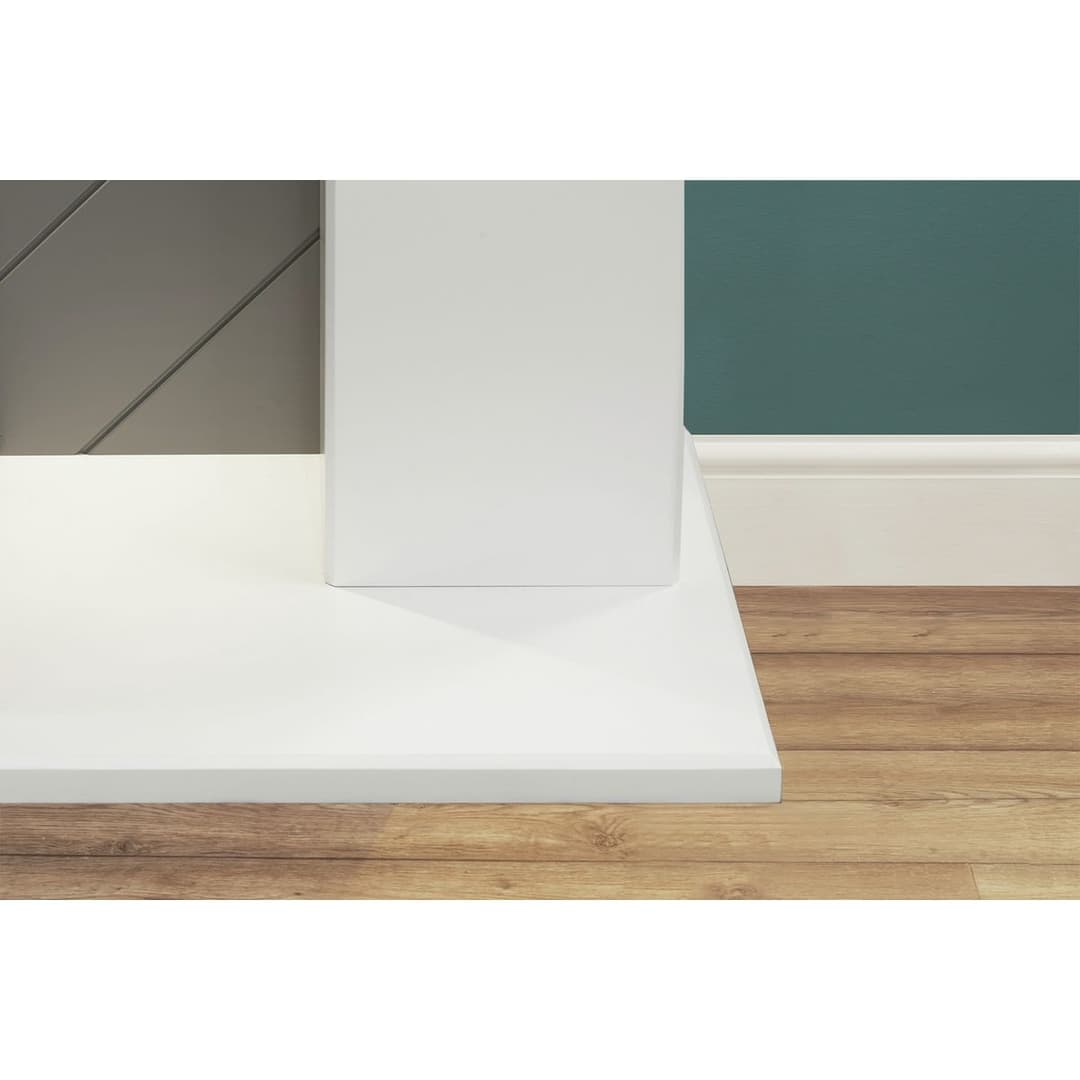 Adam Corinth 1.8kW Woodhouse Electric Stove - White And Grey - Image 4