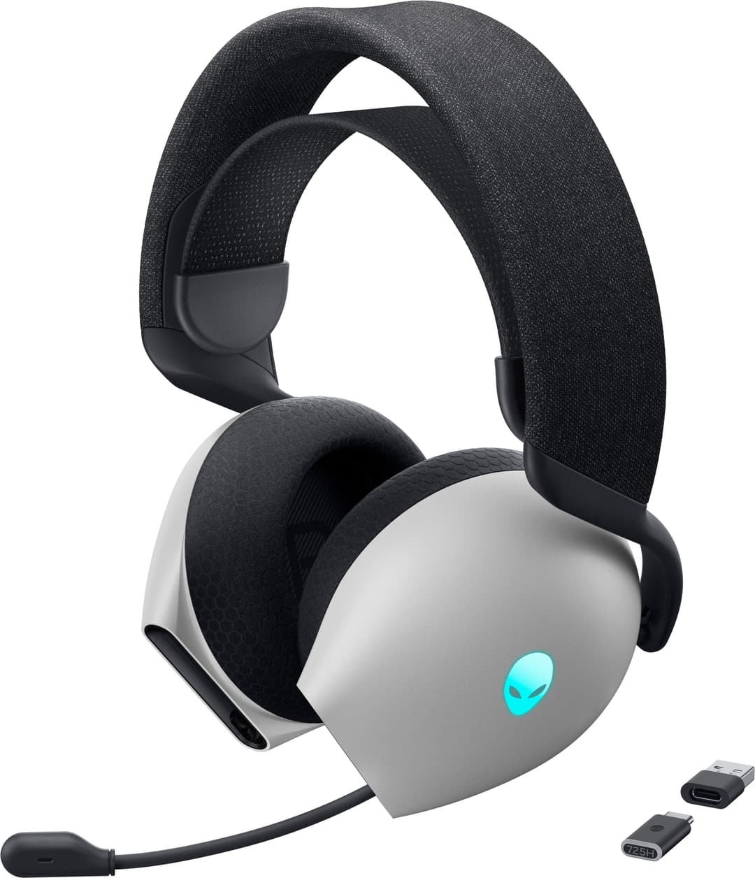 Alienware AW725H Tri-Mode Wireless Gaming Headset - Lunar Light - Image 1