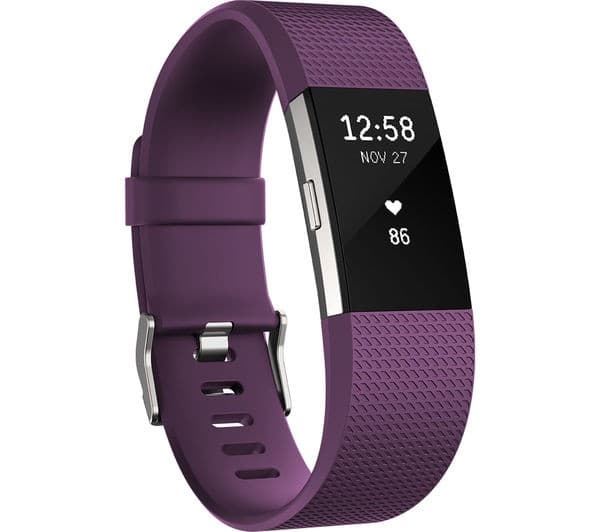 FITBIT Charge 2 - Plum, Large - Image 1