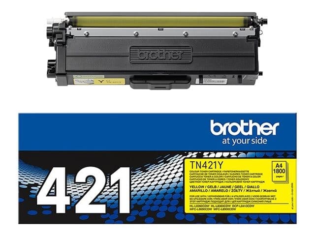 Brother TN421Y - yellow - original - toner cartridge - Image 2