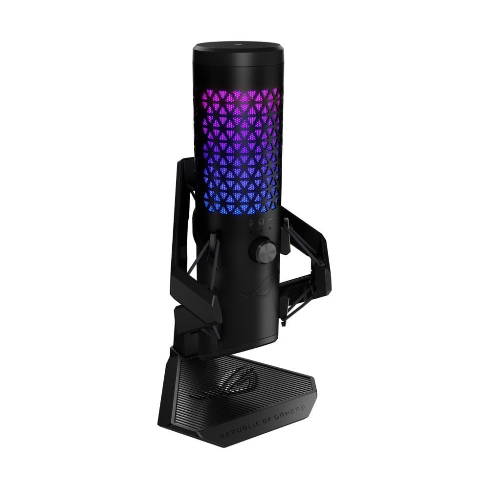 ASUS ROG Carnyx RGB Lighting Table Microphone - Black - Image 4