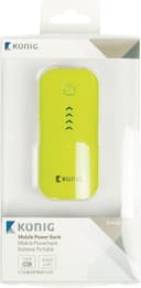 König Royal CS4400PB001 4400mAh Power Bank - Green thumbnail 1