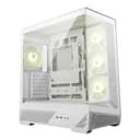 MSI MAG PANO 130R PZ ARGB Tempered Glass Mid Tower Gaming PC Case - White thumbnail 1