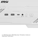 MSI MAG PANO 130R PZ ARGB Tempered Glass Mid Tower Gaming PC Case - White thumbnail 3