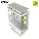 MSI MAG PANO 130R PZ ARGB Tempered Glass Mid Tower Gaming PC Case - White thumbnail 6