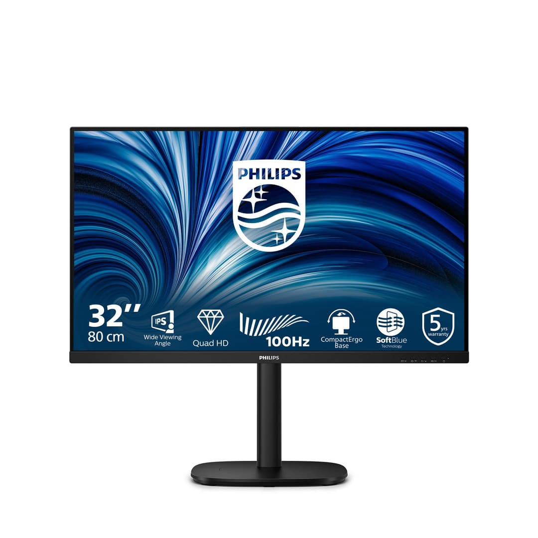Philips 3000 series 32B2N3500/00 computer monitor 80 cm (31.5") 2560 x 1440 pixels Quad HD LCD Black - Image 1