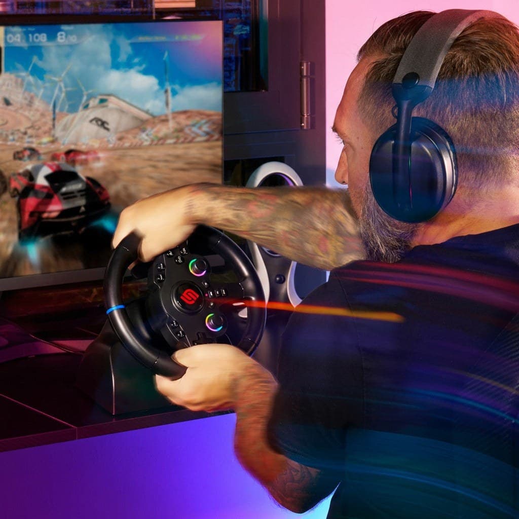 Subsonic Superdrive 220 RS-5 Steering Wheel for PS5 & PC - Image 2