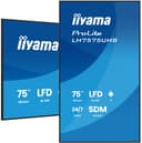 iiyama LH7575UHS-B2AG Signage Display Digital signage flat panel 190.5 cm (75") LCD Wi-Fi 500 cd/m² 4K Ultra HD Black Built-in processor Android 11 24/7 thumbnail 1
