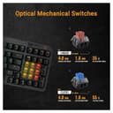 ASUS TUF Gaming K3 Gen II Optical-Mechanical Wired RGB Gaming Keyboard - Black thumbnail 2