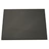 Durable Desk Mat With Transparent Overlay W650xd520mm Black