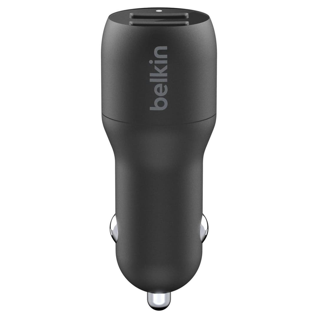 Belkin 24W USB-A Dual Port Car Charger & Cable - Image 2