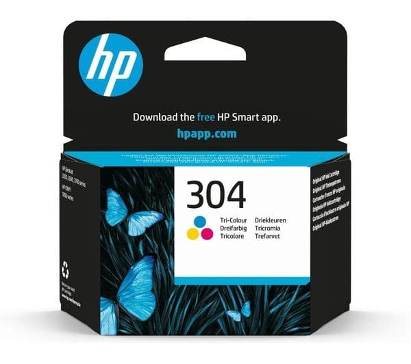 HP 304 Original Tri-colour Ink Cartridge - Image 1