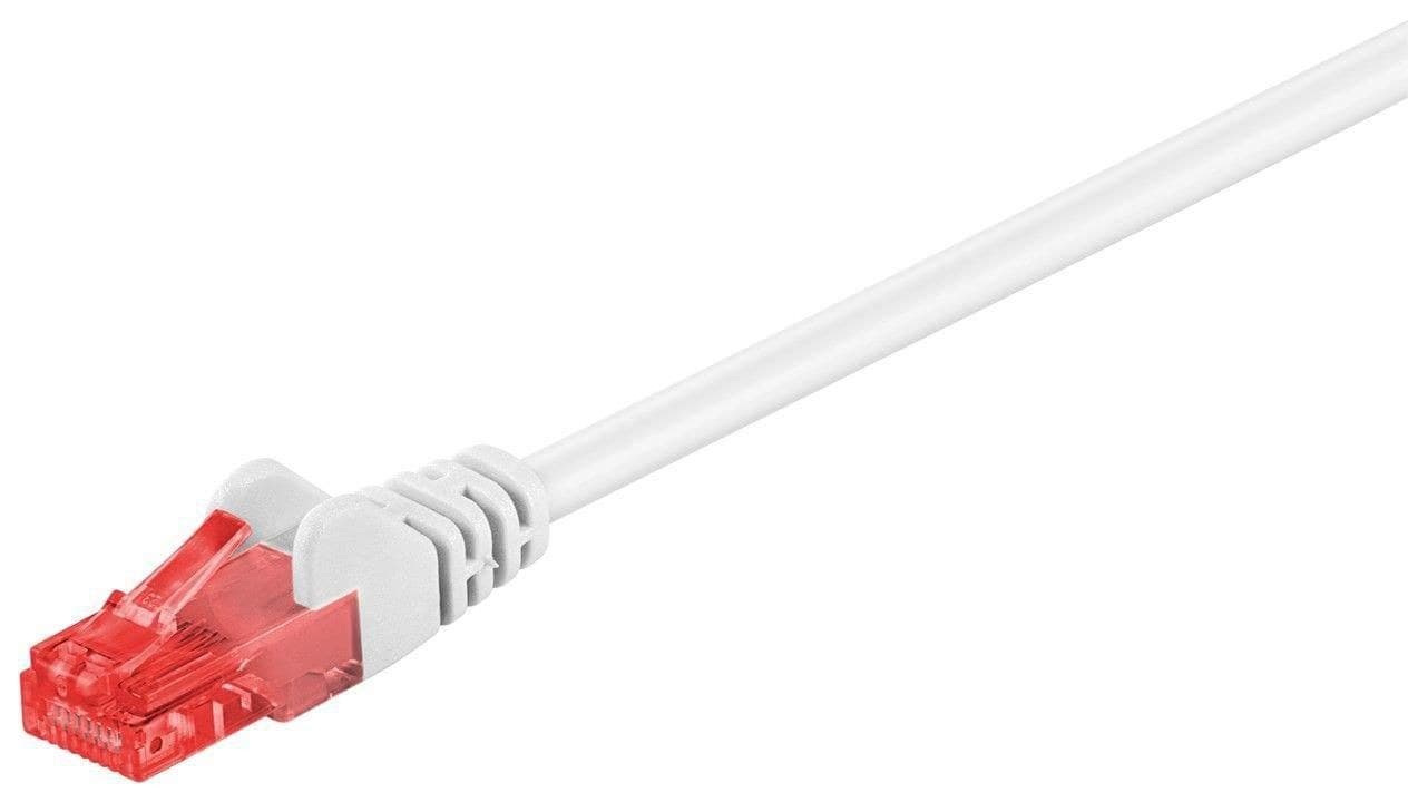 U/UTP CAT6 0.25M White PVC