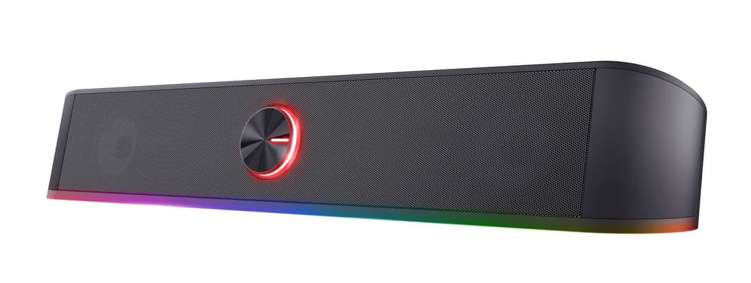 Trust Gaming GXT 619 Thorne RGB Illuminated Soundbar - Black - Image 1