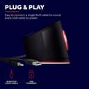 Trust Gaming GXT 619 Thorne RGB Illuminated Soundbar - Black thumbnail 5