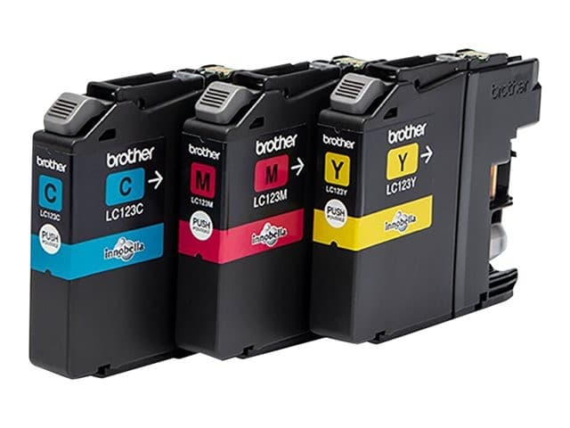 Brother LC123 RainbowPack - yellow, cyan, magenta - original - ink cartridge - Image 3
