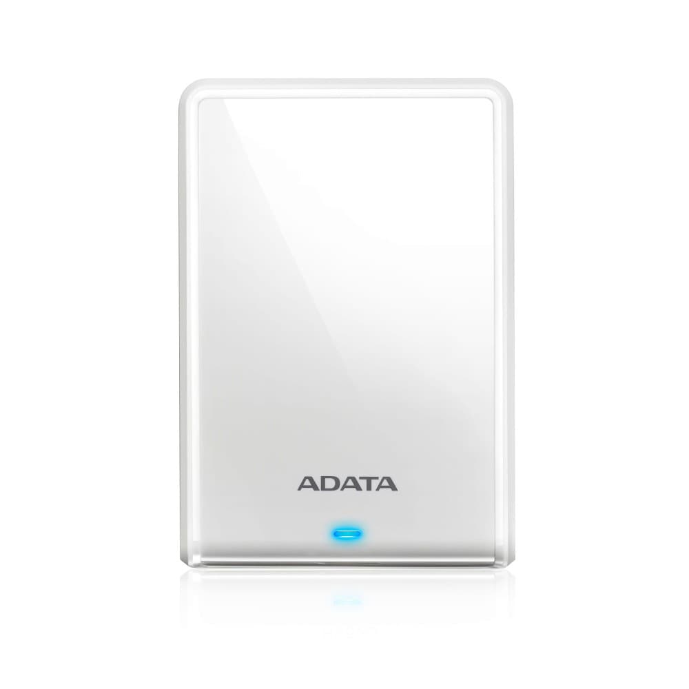 ADATA HV620S Slim 2.5" USB 3.2 Gen 1 External Hard Drive 2TB - White