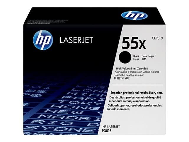 HP 55X CE255X Original HP High Yield LaserJet Toner Cartridge - Black - Image 4