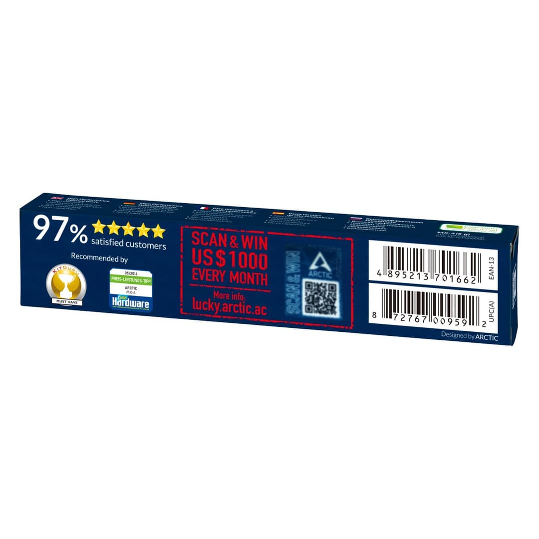 ARCTIC MX-4 (8 g) Edition 2019 – High Performance Thermal Paste - Image 3