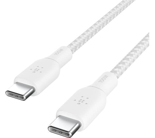 BELKIN Braided USB Type-C Cable - 2 m, White - Image 4