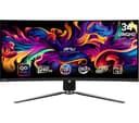 MSI MPG 341CQPX Quad HD 34" Curved Quantum Dot Gaming Monitor - Black thumbnail 1