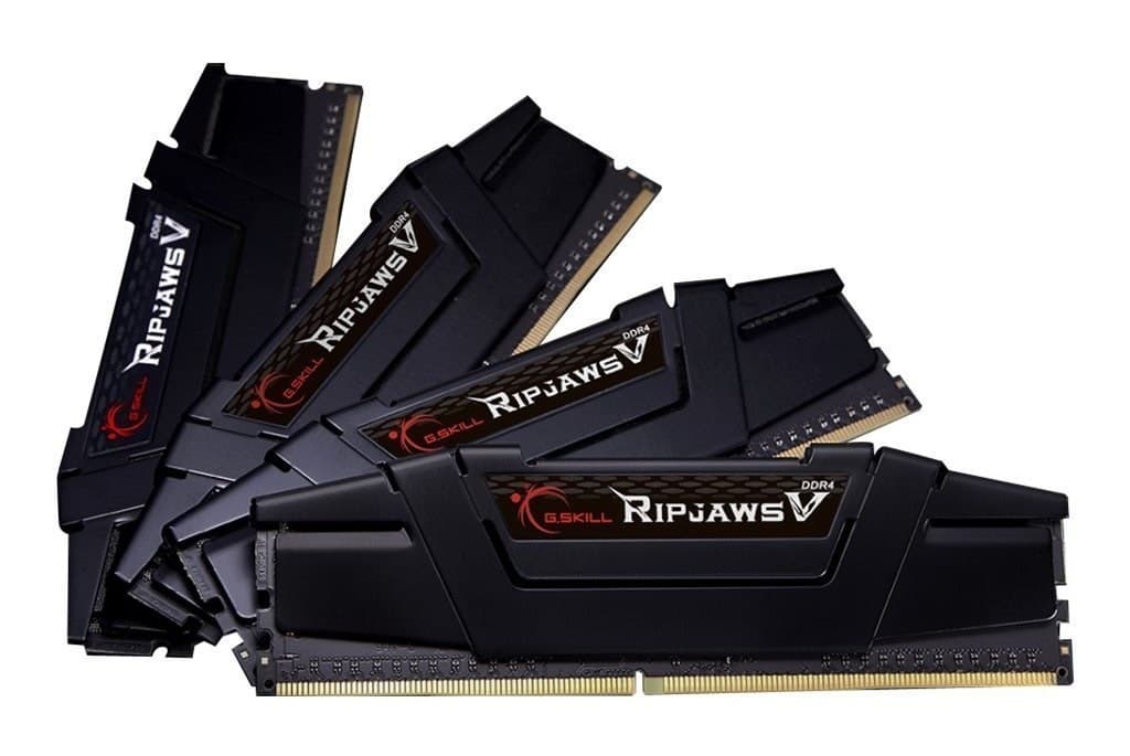 32GB G.Skill DDR4 PC4-32000 4000MHz Ripjaws V for Intel Z170 / X99 CL18 Quad Channel kit (4x8GB) - Image 1