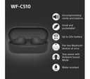 SONY WF-C510 Wireless Bluetooth Earbuds - Black thumbnail 3