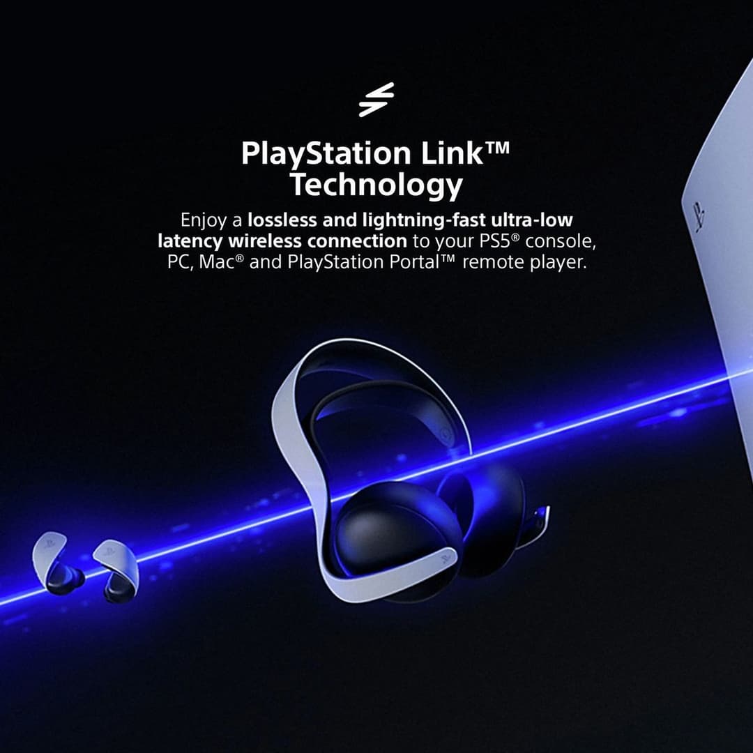 PlayStation Pulse Explore Wireless Earbuds White - Image 3