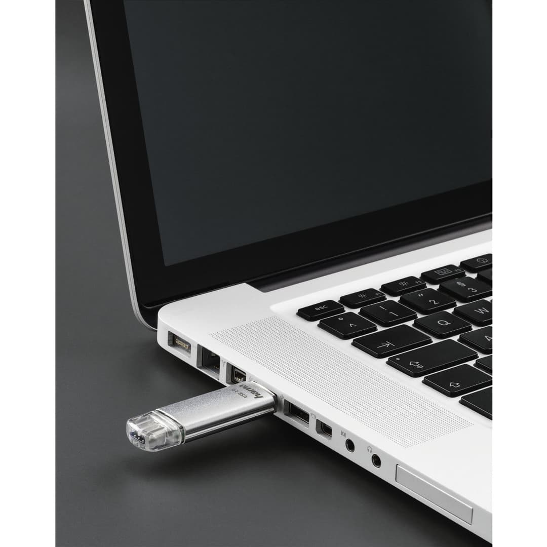 Hama C-Laeta USB Flash Drive USB Type-A / USB Type-C 3.2 Gen 1 (3.1 Gen 1) Silver 32GB - Image 5